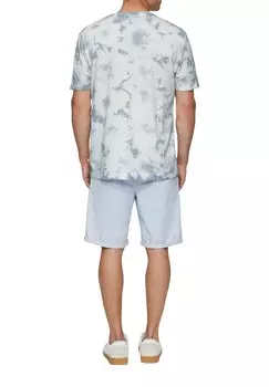 Футболка с принтом QS, белый