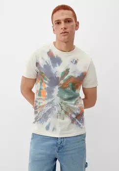 Футболка с принтом QS by s.Oliver, белый