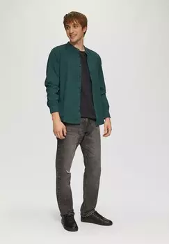 Футболка с принтом QS, черный