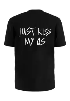 Футболка с принтом QS, черный