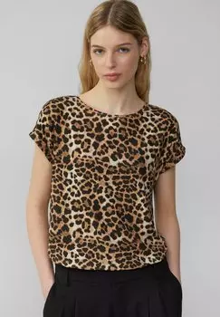 Футболка с принтом QS, черный