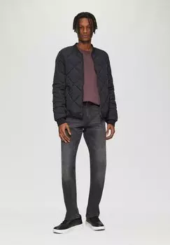 Футболка с принтом QS, фиолетовый