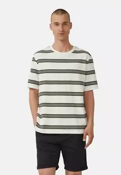 Футболка с принтом QS, хаки