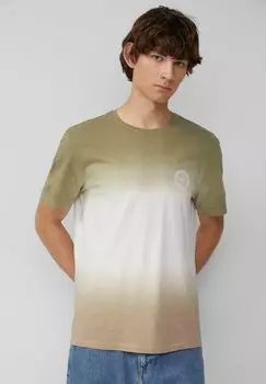 Футболка с принтом QS, зеленый