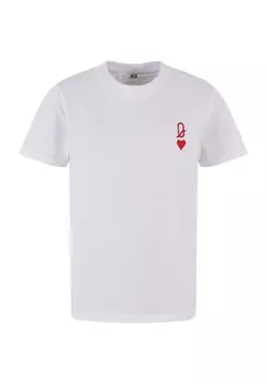 Футболка с принтом QUEEN CARD GAME Mister Tee, белый