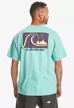 Футболка с принтом Quiksilver, цвет blue