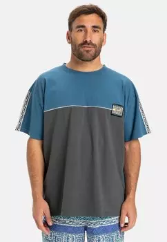 Футболка с принтом Quiksilver, серый