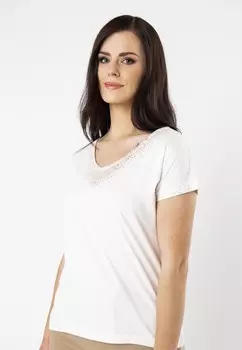 Футболка с принтом QUIOSQUE, белый