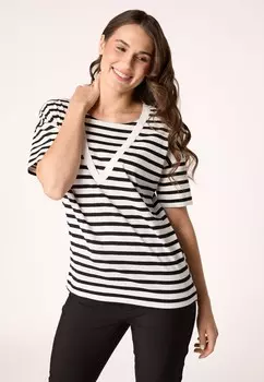 Футболка с принтом QUIOSQUE, белый