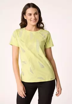 Футболка с принтом QUIOSQUE, желтый