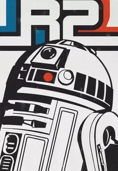 Футболка с принтом R2D2 KRIEG DER STERNE LOGOSHIRT, белый