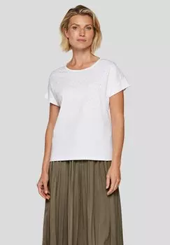 Футболка с принтом Rabe, белый