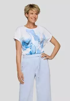 Футболка с принтом Rabe, белый