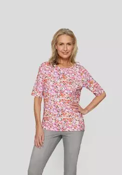 Футболка с принтом Rabe, оранжевый