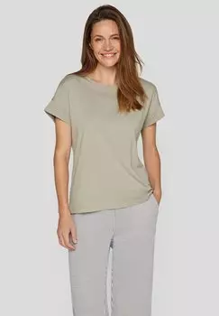 Футболка с принтом Rabe, зеленый