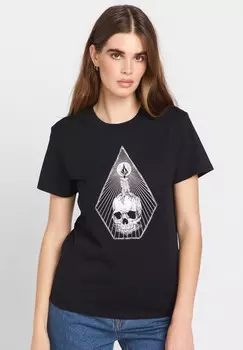 Футболка с принтом RADICAL DAZE Volcom, черный