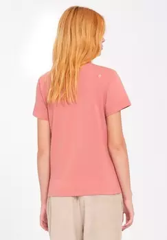 Футболка с принтом RADICAL DAZE Volcom, розовый