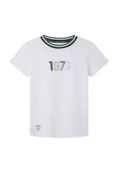 Футболка с принтом RADLEY Pepe Jeans, цвет white