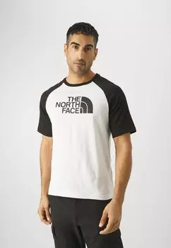 Футболка с принтом Raglan Easy Tee The North Face, белый