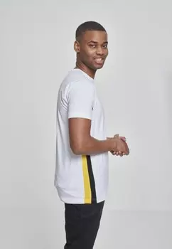 Футболка с принтом RAGLAN SIDE STRIPE TEE Urban Classics, белый