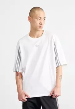 Футболка с принтом Raglan Unisex adidas Originals, белый