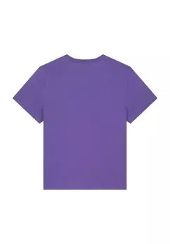 Футболка с принтом RAINBOW BANANA watapparel, фиолетовый