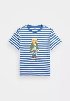 Футболка с принтом Ralph Lauren, синий