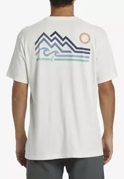 Футболка с принтом RANGE Billabong, белый