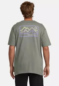 Футболка с принтом RANGE Billabong, серый