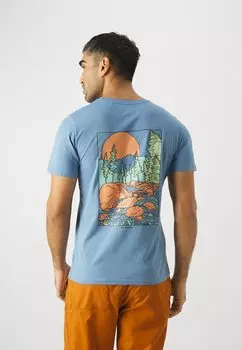 Футболка с принтом RAPID RIDGE™ BACK GRAPHIC TEE Columbia, цвет skyler