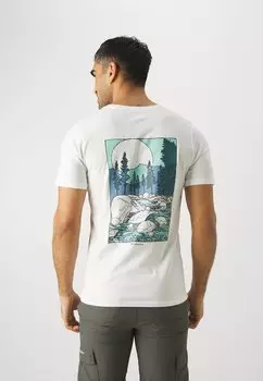 Футболка с принтом RAPID RIDGE BACK GRAPHIC TEE Columbia, цвет white