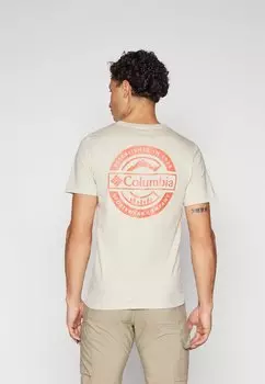 Футболка с принтом RAPID RIDGE BACK GRAPHIC TEE Columbia, песочный