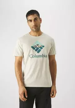 Футболка с принтом RAPID RIDGE GRAPHIC TEE Columbia, цвет dark stone