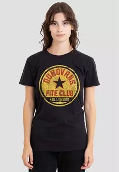 Футболка с принтом RAY DONOVAN FITE CLUB Cotton Soul, черный