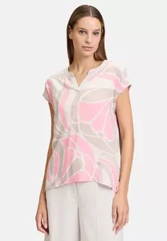 Футболка с принтом RAYURES HORIZONTALES - Blouse Betty Barclay, бежевый