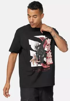 Футболка с принтом Re:Covered, черный