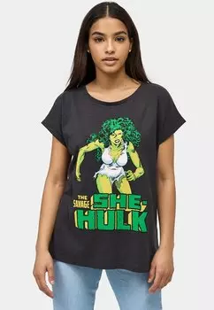 Футболка с принтом Re:Covered, черный