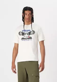 Футболка с принтом REAL VISIONS Volcom, кремовый