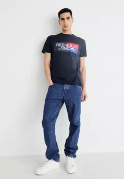 Футболка с принтом RED BULL RACING COLOUR BLOCK LOGO TEE Pepe Jeans, темно-синий