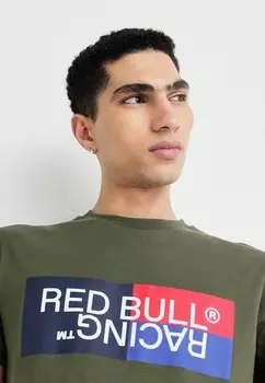 Футболка с принтом RED BULL RACING COLOUR BLOCK LOGO TEE Pepe Jeans, хаки