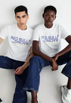 Футболка с принтом RED BULL RACING GRAPHIC REFLECT TEE Pepe Jeans, белый