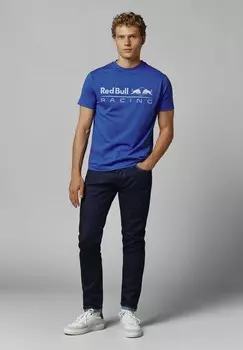 Футболка с принтом RED BULL RACING LOGO DRIVER TEE Pepe Jeans, синий