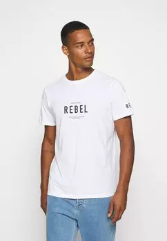 Футболка с принтом Redefined Rebel, белый