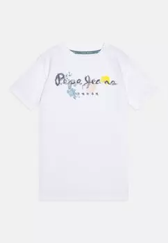 Футболка с принтом REDELL Pepe Jeans, цвет white