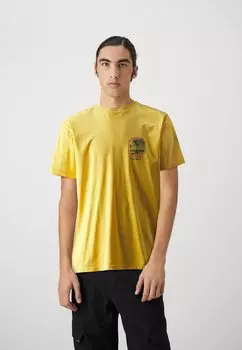 Футболка с принтом REFLECTIONS Billabong, цвет citrus