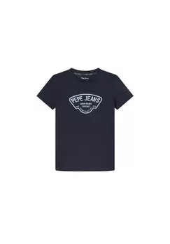Футболка с принтом REGEN Pepe Jeans, цвет dulwich blue