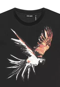 Футболка с принтом Regular Fit Antony Morato, черная