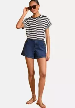 Футболка с принтом REGULAR FIT - CREW NECK Love & Roses, синий