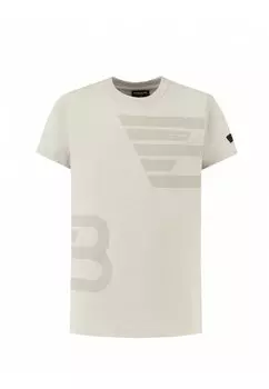 Футболка с принтом REGULAR FIT CREWNECK Ballin, цвет sand