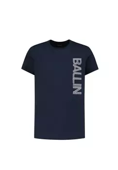 Футболка с принтом REGULAR FIT CREWNECK Ballin, цвет navy